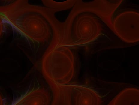 Imaginatory lush fractal texture image abstract background