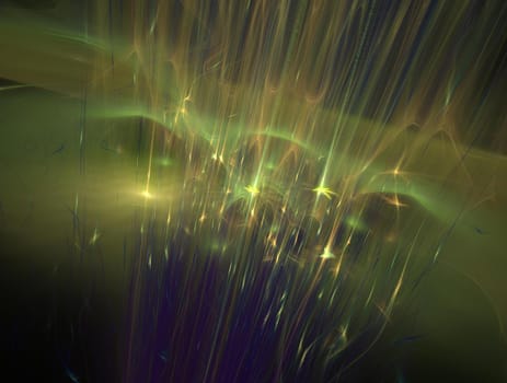 Imaginatory lush fractal texture image abstract background