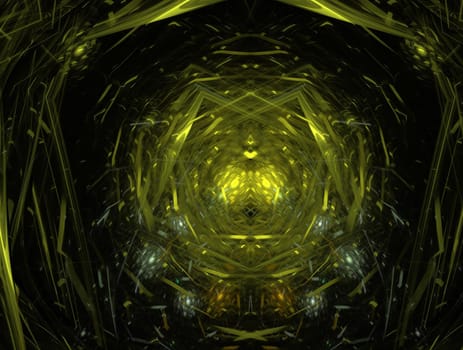 Imaginatory lush fractal texture image abstract background