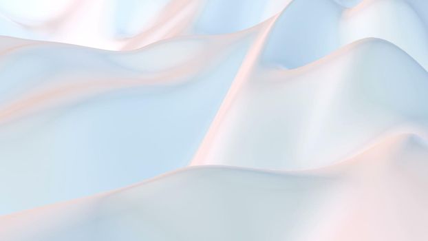 Wave trend Liquid holographic background Creative Wavy backdrop 3d render