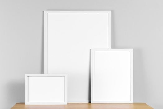 frames mock up table. Resolution and high quality beautiful photo