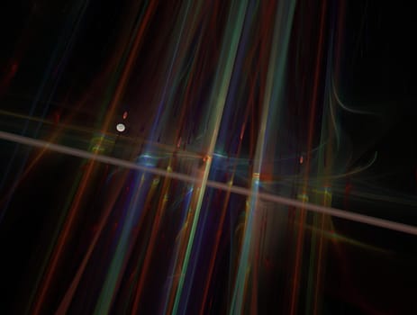 Imaginatory lush fractal texture image abstract background