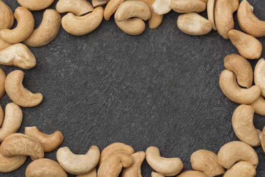 healthy raw cashew nuts frame. Resolution and high quality beautiful photo