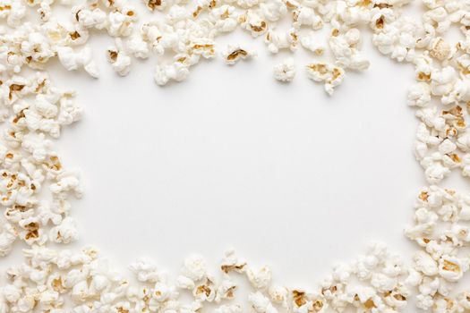 top view popcorn frame with copy space. Resolution and high quality beautiful photo