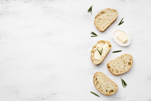 top view delicious bread concept with copy space. Resolution and high quality beautiful photo