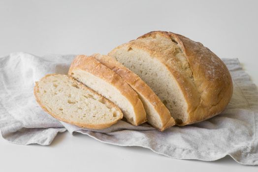 high angle sliced fresh bread. Resolution and high quality beautiful photo