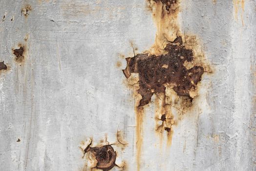 rusty metallic surface with peeling paint. Resolution and high quality beautiful photo