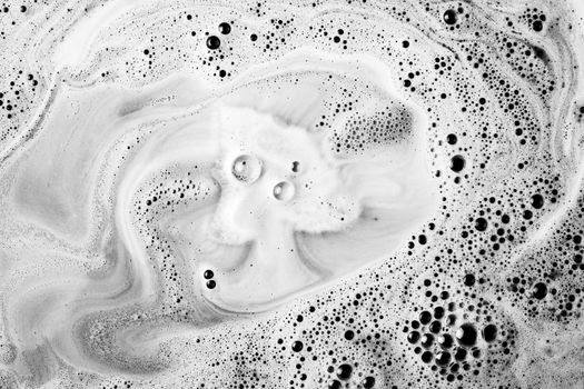 dissolving bath bomb tub water with foam. Resolution and high quality beautiful photo