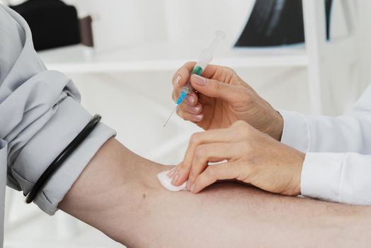 doctor giving iv injection. Resolution and high quality beautiful photo