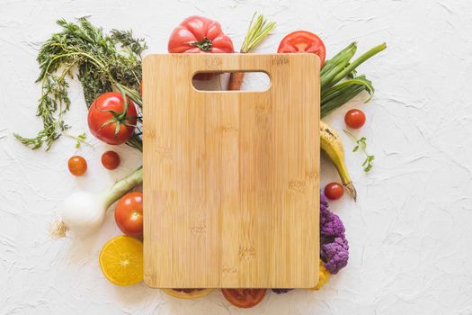 wooden chopping board vegetables texture backdrop. Resolution and high quality beautiful photo