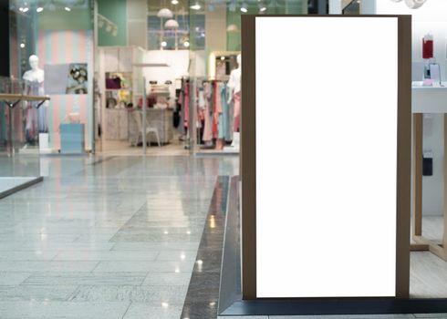 empty shopping billboard with copy space. Resolution and high quality beautiful photo