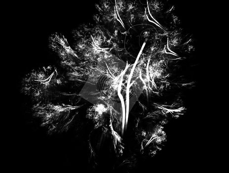 Imaginatory lush fractal texture image abstract background