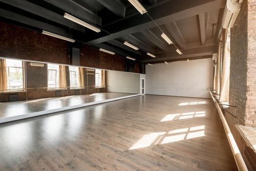 long mirror dance studio. Resolution and high quality beautiful photo