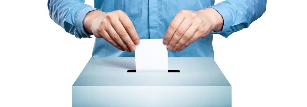 Voting and election concept. Making the right decision