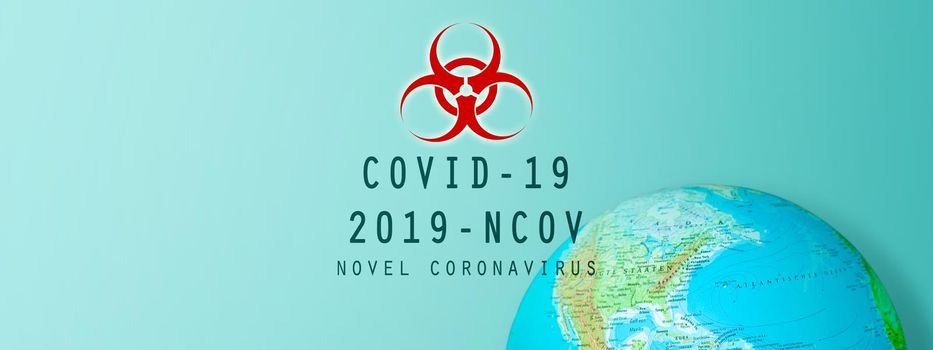 World economy and corona virus concept. The impact of coronavirus on the world. 3d illustration