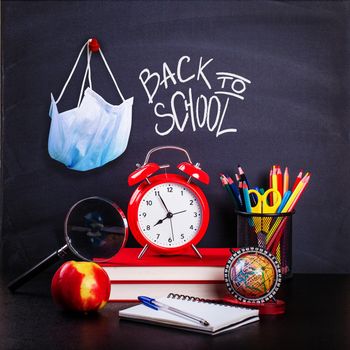 Back to school. Healthcare and education concept.