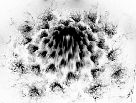 Imaginatory lush fractal texture image abstract background