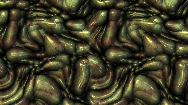 3d illustration - abstract background with disgusting slimy bowels