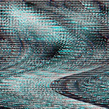 Glitch TV psychedelic Noise background Old screen error Digital pixel noise abstract design. Photo glitch. Television signal fail. Technical problem grunge wallpaper.