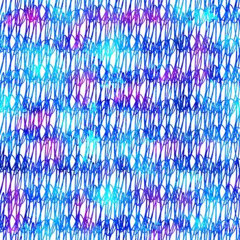 Brush Stroke Wawes Geometric Grung Pattern Seamless in Blue Color Background. Gunge Collage Watercolor Texture for Teen and School Kids Fabric Prints Grange Design.