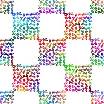 Brush Stroke Plaid Geometric Grung Pattern Seamless in Rainbow Color Check Background. Gunge Collage Watercolor Texture for Teen and School Kids Fabric Prints Grange Design with lines.