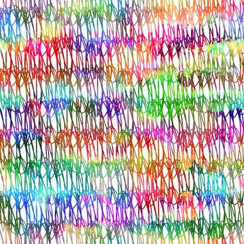 Brush Stroke Geometric Grung Pattern Seamless in Rainbow Color Background. Gunge Collage Watercolor Texture for Teen and School Kids Fabric Prints Grange Design.