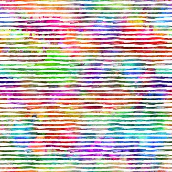 Brush Stroke Line Stripe Geometric Grung Pattern Seamless in Rainbow Color Background. Gunge Collage Watercolor Texture for Teen and School Kids Fabric Prints Grange Design with lines.