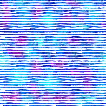 Brush Stroke Line Stripe Geometric Grung Pattern Seamless in Blue Color Background. Gunge Collage Watercolor Texture for Teen and School Kids Fabric Prints Grange Design with lines.