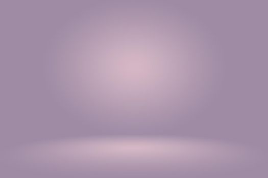 Studio Background Concept - Dark Gradient purple studio room background for product