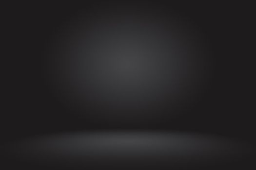 Abstract dark gray template blank space dark gradient wall.Dark gray empty room studio gradient used for montage or display your products