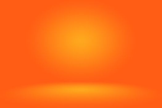 Abstract Smooth Orange background layout design,studio,room, web template ,Business report with smooth circle gradient color.