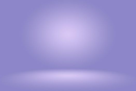 Studio Background Concept - Dark Gradient purple studio room background for product