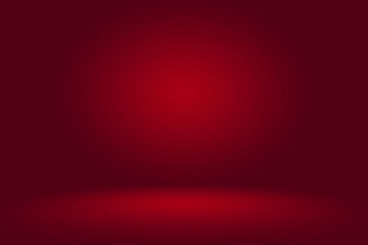 Abstract Red background Christmas Valentines layout design,studio,room, web template ,Business report with smooth circle gradient color.