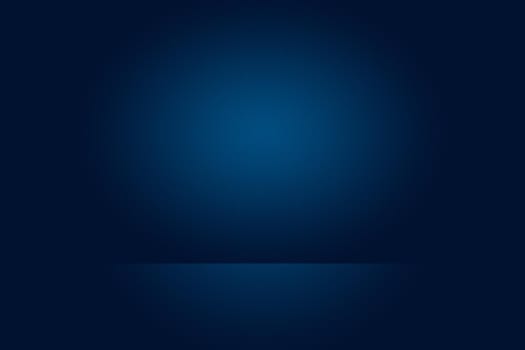 Abstract Luxury gradient Blue background. Smooth Dark blue with Black vignette Studio Banner