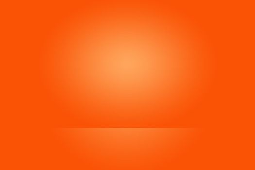 Abstract Orange background layout design,studio,room, web template ,Business report with smooth circle gradient color