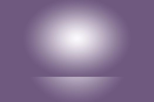 Studio Background Concept - Dark Gradient purple studio room background for product