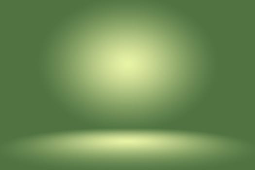 Abstract blur empty Green gradient Studio well use as background,website template,frame,business report.