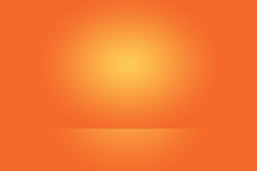 Abstract Orange background layout design,studio,room, web template ,Business report with smooth circle gradient color