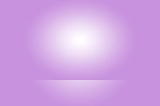 Studio Background Concept - Dark Gradient purple studio room background for product