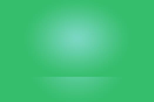 Luxury plain Green gradient abstract studio background empty room with space for your text and picture.