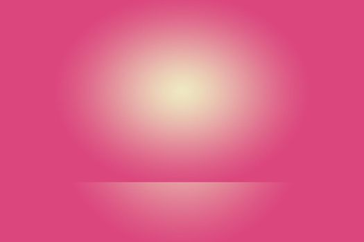 Abstract empty smooth light pink studio room background, Use as montage for product display,banner,template