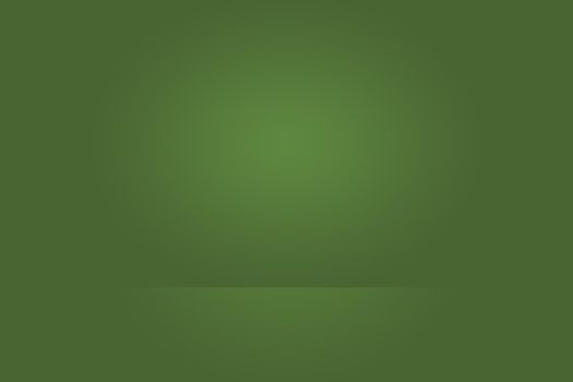 Luxury plain Green gradient abstract studio background empty room with space for your text and picture.