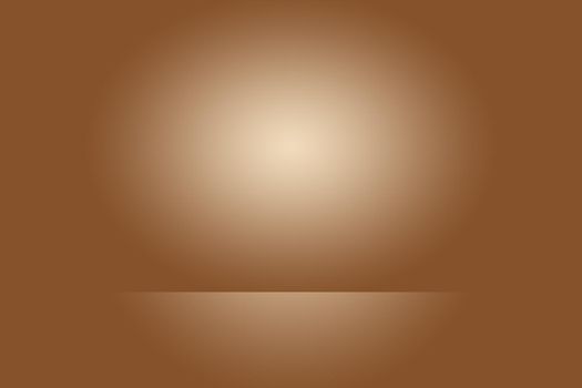 Abstract Smooth Brown wall background layout design,studio,room,web template,Business report with smooth circle gradient color.