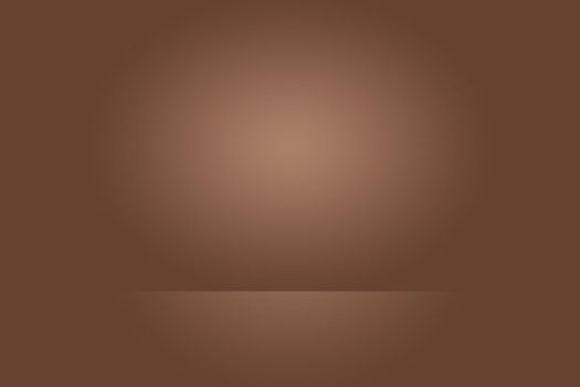 Abstract Smooth Brown wall background layout design,studio,room,web template,Business report with smooth circle gradient color.