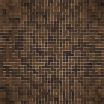 Colored ceramic stones. Abstract Smooth Brown Mosiac Texture abstract ceramic mosaic adorned building. Abstract Seamless Pattern