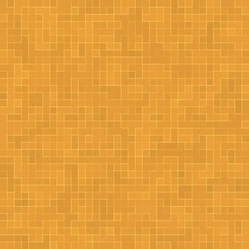 Detail of Yellow Gold Mosiac Texture abstract ceramic mosaic adorned building. Abstract Seamless Pattern. Abstract colored ceramic stones