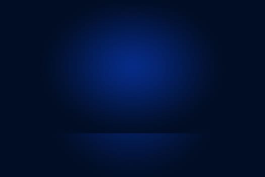 Abstract Luxury gradient Blue background. Smooth Dark blue with Black vignette Studio Banner