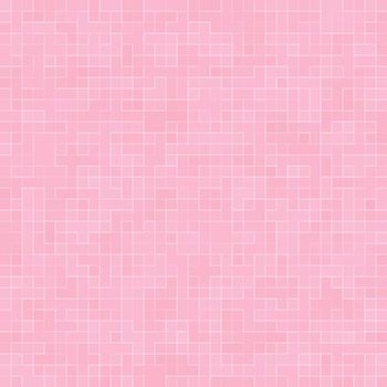 Abstract Luxury Sweet Pastel Pink Tone Wall Floor Tile Glass Seamless Pattern Mosaic Background Texture for Furniture Material.