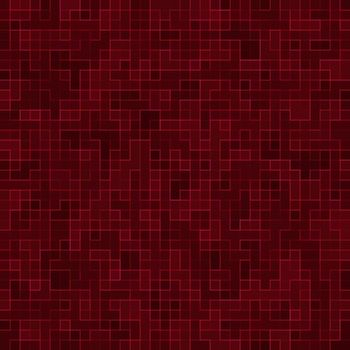 Red ceramic glass colorful tiles mosaic composition pattern background