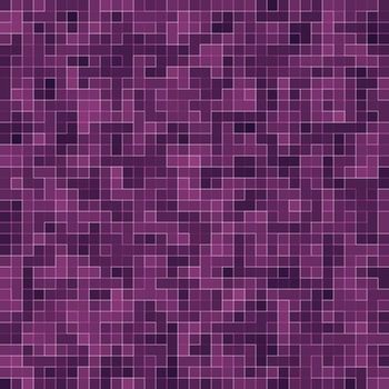 Bright purple square mosaic for textural background